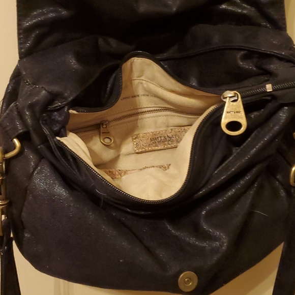 🪁2/$40Matt and Nat Soft Black Studded Satchel Bag - Picture 4 of 7